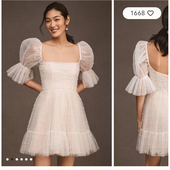 Anthropologie Bridal Dress - Picture 2 of 4